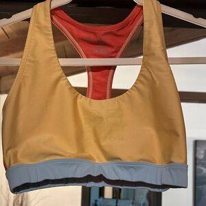 P.E Nation Yellow and Blue Sports Bra